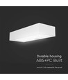 Applique solaire LED 6W avec détecteur - 900lm, IP65, blanc, 4000K, batterie incl.
