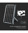 Projecteur LED Solara 30W solaire - IP65, détecteur PIR, 6400K, noir, batterie LiFePO4