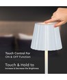 4W - LED, Lampe de table, 3 en 1, Blanc