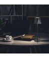 Lampe de table LED rechargeable 1,5W, noir - 150lm, 3-en-1 CCT, tactile dimmable, 5V, batterie incluse