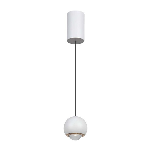 Suspension LED 5W, blanc - Forme cloche, 500lm, 3000K, 60 degrés, IP20