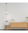 Suspension LED 5W, blanc - Forme cloche, 500lm, 3000K, 60 degrés, IP20