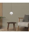 Suspension LED 5W, blanc - Forme cloche, 500lm, 3000K, 60 degrés, IP20