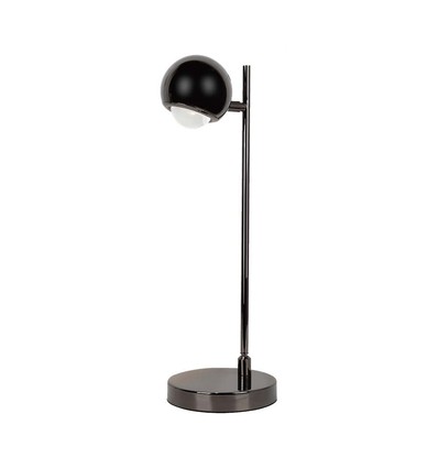 Lampe de table LED 6W en métal noir - 500lm, 3000K, IP20 intérieur, hauteur 44,5cm