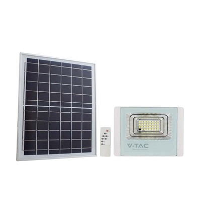 Panneau solaire 35W avec projecteur LED - 4000K, Maison Blanche