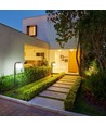 Lampe de jardin E27 noire, 105cm - IP44, design classique, aluminium, sans source lumineuse
