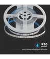 5m 12W/m RGB LED strip - 24V, 120 LED par mètre, IP20, largeur 8mm