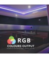 5m 12W/m RGB LED strip - 24V, 120 LED par mètre, IP20, largeur 8mm
