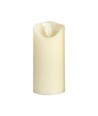 Bougie LED Ø5,3cm, 12,5cm de haut - 2700K, à piles, blanc chaud, bougie d'ambiance sans flamme