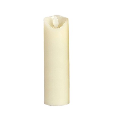 Lampe de table LED à effet flamme, 5,3x17,5cm - 2700K, à piles, flamme vacillante, lumière décorative