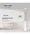 Applique LED 9W pour hôtel/chevet - 30cm, blanc, 3000K, 680lm
