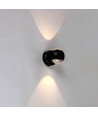 Applique LED 10W - Noir, 3000K, 13,5x10 cm, intérieur, source lumineuse incluse