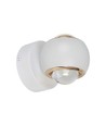 Applique LED 10W Up/Down - Blanc, 3000K, 13,5x10 cm, IP44, source lumineuse incluse