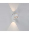 Applique LED 10W Up/Down - Blanc, 3000K, 13,5x10 cm, IP44, source lumineuse incluse