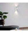 Applique LED 10W Up/Down - Blanc, 3000K, 13,5x10 cm, IP44, source lumineuse incluse