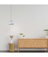 Suspension LED 8,5W - Ø12-18cm, blanc, touch on/off, 3000K, source lumineuse incl.
