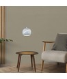 Suspension LED 8,5W - Ø12-18cm, blanc, touch on/off, 3000K, source lumineuse incl.