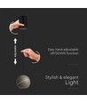 Suspension LED 8,5W, Ø12cm - Champagne or, touch on/off, 3000K, source lumineuse incl.