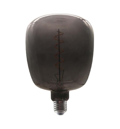 4W Ampoule en forme de vase E27 - Filament carbone verre noir 300°