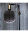 4W Ampoule en forme de vase E27 - Filament carbone verre noir 300°