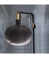 4W Ampoule en forme de globe E27 - Filament de carbone Verre noir 300°