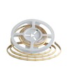 5m 18W/m CCT COB-LED strip, RA90 - 24V, IP20, 560 LED par mètre, 8mm large, dimmable