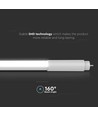 Tube LED T5 60cm / 8W - 110lm/W, 160 degrés, remplace 14W