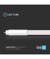 Tube LED T5 120cm / 16W - 110lm/W, G5, 6500K, blanc