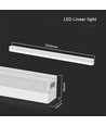 Réglette LED 120cm 40W - 6500K, blanc