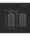 Powerbank 10W 10000mAh - 5V, affichage LED, noir, incl. câble USB-C 30cm