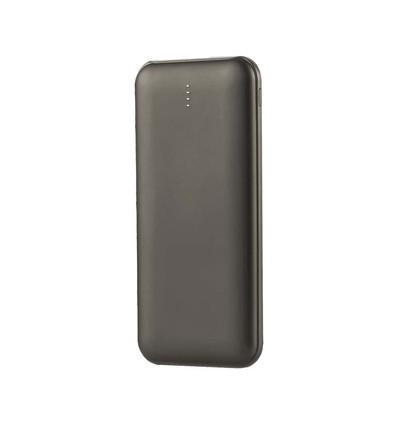 Batterie Externe 10000mAh - 2A, Câble Type C 30cm, Gris