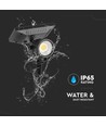 Lampe solaire de jardin V-Tac - Noir, LED COB, avec piquet, IP65