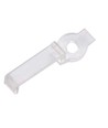 20 clips de montage transparents pour bande LED - 10 mm, compatibles avec bandes IP65
