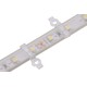 20 clips de montage transparents pour bande LED - 10 mm, compatibles avec bandes IP65
