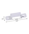 20 pcs clips de montage en silicone pour bande LED - 10 mm, compatible avec bandes IP65