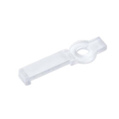 20 pcs clips de montage transparents pour bande LED - 12 mm, compatible avec bandes IP20
