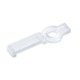 20 clips de montage transparents pour bande LED - 10 mm, compatibles avec bandes IP20