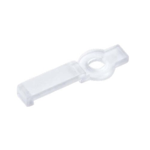 20 clips de montage transparents pour bande LED - 10 mm, compatibles avec bandes IP20