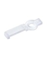 20 clips de montage transparents pour bande LED - 10 mm, compatibles avec bandes IP20