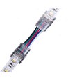 Connecteur avec câble pour bande LED - 12 mm, RGB+W, IP65, 5V-24V