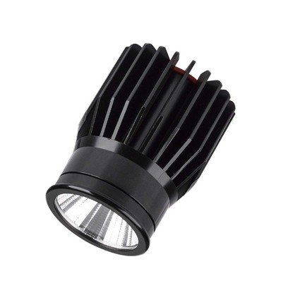 Spot module LED 18W - 1900lm, IP20, boîtier noir, 4000K, aluminium