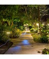 Lampe de jardin LED 12W avec piquet, RA90 - Anthracite, IP65, 4000K, 80cm de haut, montage 2-en-1