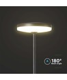 Lampe de jardin LED 12W avec piquet, RA90 - Anthracite, IP65, 4000K, 80cm de haut, montage 2-en-1