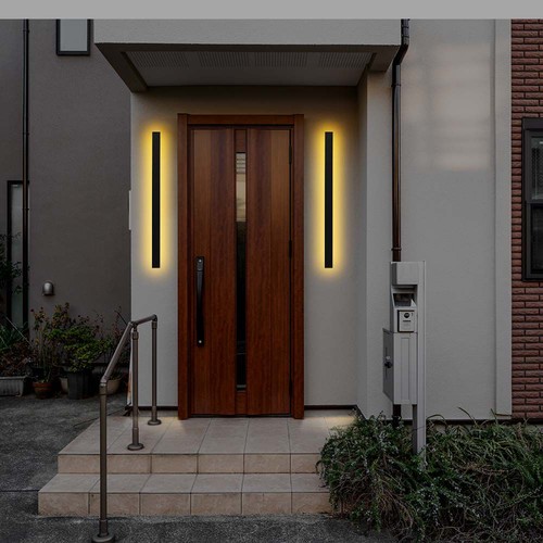Applique murale 10W - IP65 extérieur, noir, source lumineuse incluse