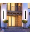 Applique murale 10W - IP65 extérieur, noir, source lumineuse incluse