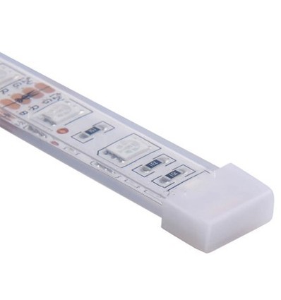Bouchon d'extrémité en silicone pour bande LED - 14 mm, IP67 & IP68