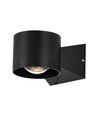 Applique murale LED 6W - IP65, noir, 4000K, 465lm, carrée, intérieur / extérieur, source lumineuse incluse