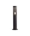 V-Tac lampe de jardin E27, IP44 - Plastique fumé, noir, hauteur 45 cm, sans source lumineuse