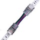 Connecteur avec câble pour bande LED - 10mm, RGB, IP65, 5V-24V