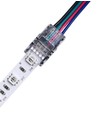 Connecteur de bande LED pour fils libres - 10mm, RGB, IP65, 5V-24V